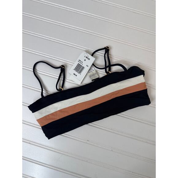 NWT L Space Rebel Striped Swim Top & Brittany Bikini Bottom Surf BUNDLE Size M - Picture 6 of 7